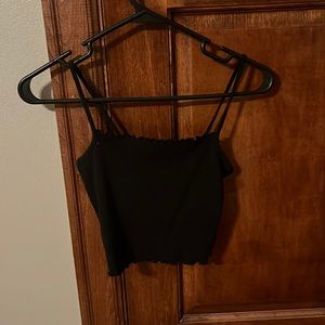 h&m black tank top